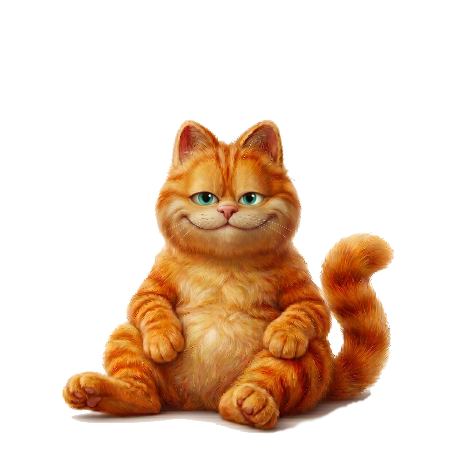 Sunny — the fluffy orange cat, personal psychologist and mascot of Sunny Mind